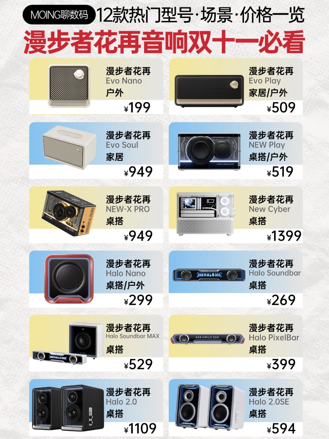 听劝！双十一买花再音响看这篇就够了