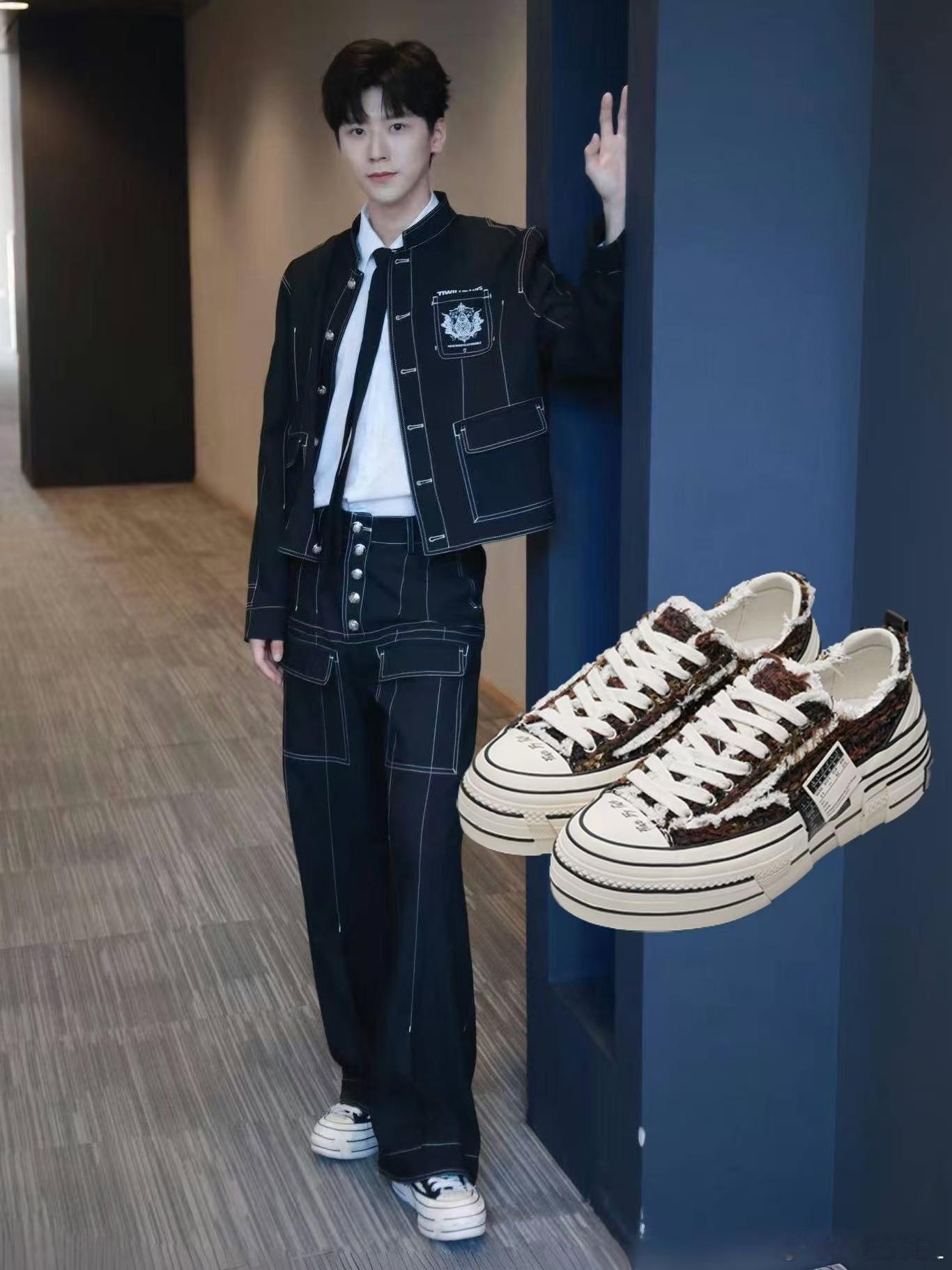 在央视节目《中国音乐TOP榜》中上脚【xVESSEL Double Rise新款