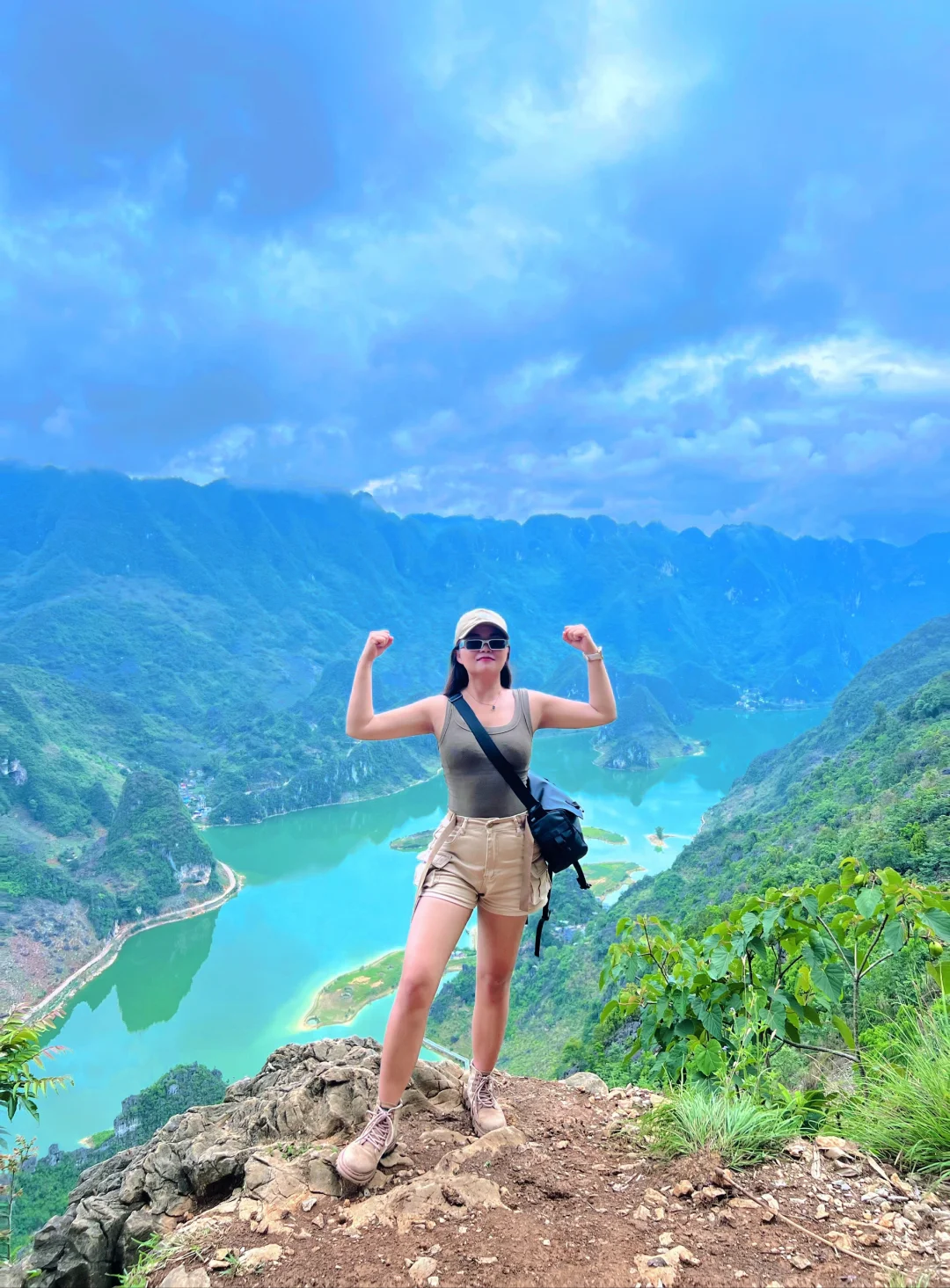 终于和我的好朋友去了浩坤湖，美