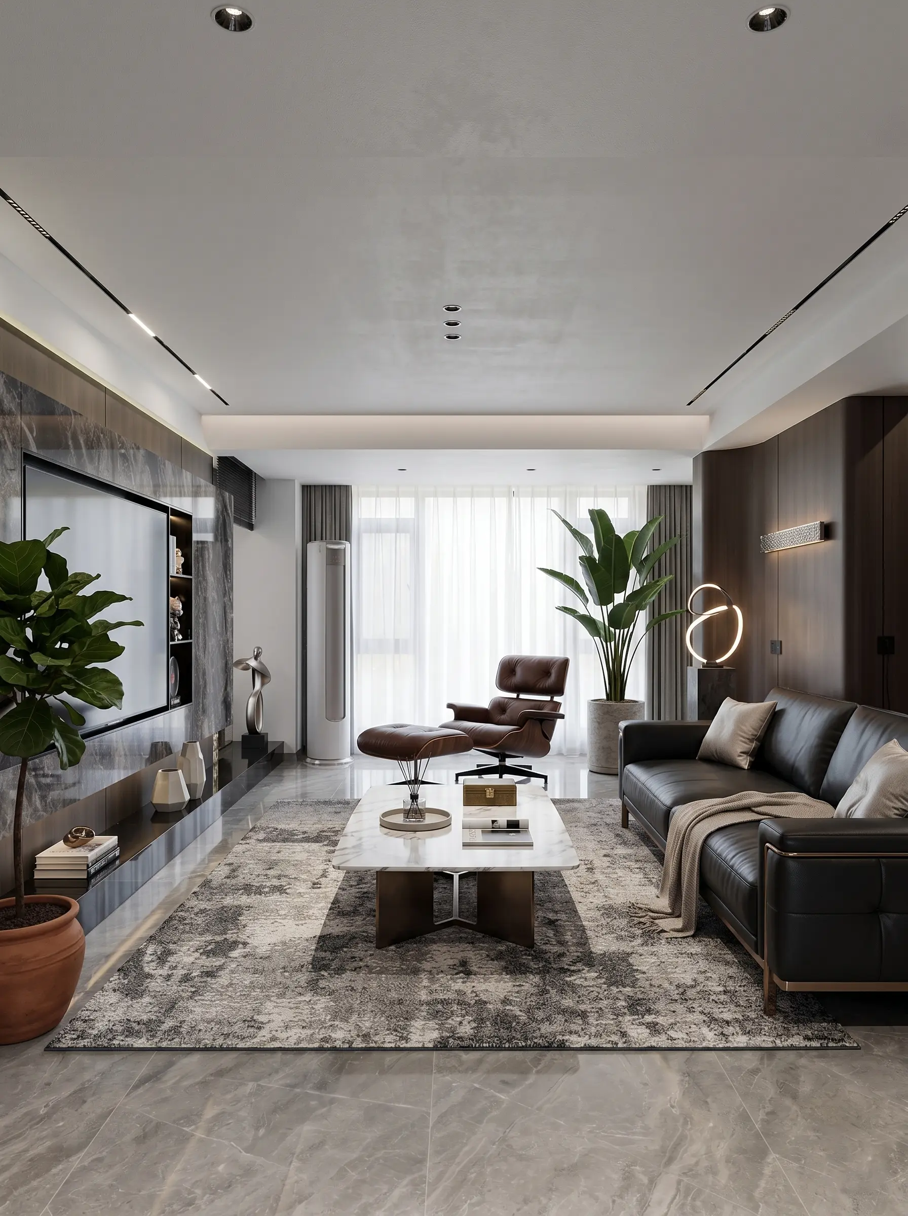 成都138㎡意式极简，高级舒适并存！。、不耐看🤔这套138平刚落地...