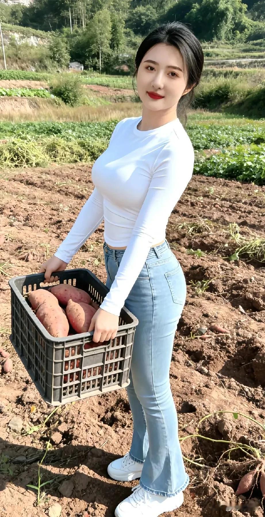 我的农村生活
今天阳光很好
照在身上暖洋洋的

远处的田野
阳光把田埂染成了暖黄