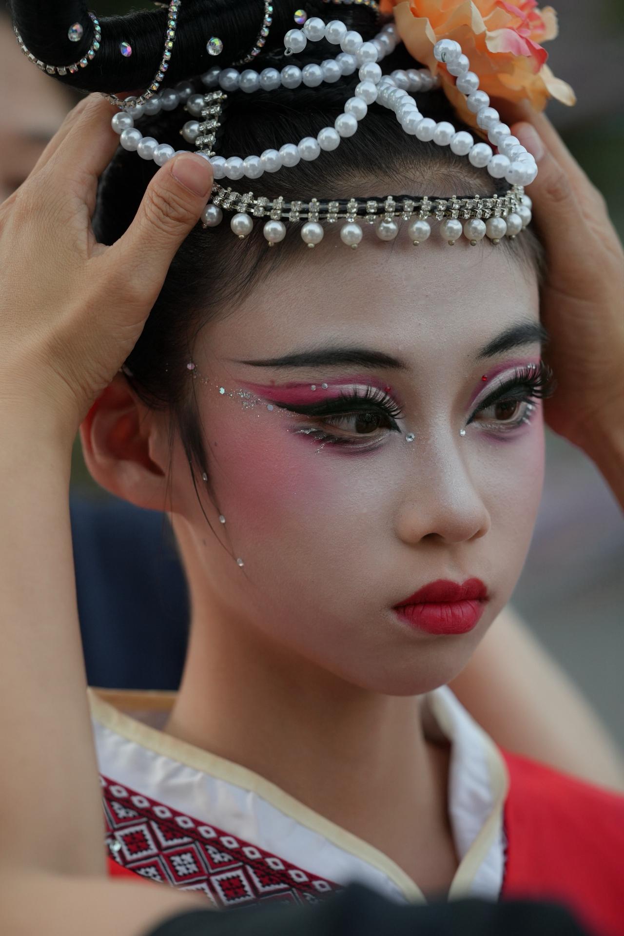 舞台妆妆造 民族服饰舞台妆