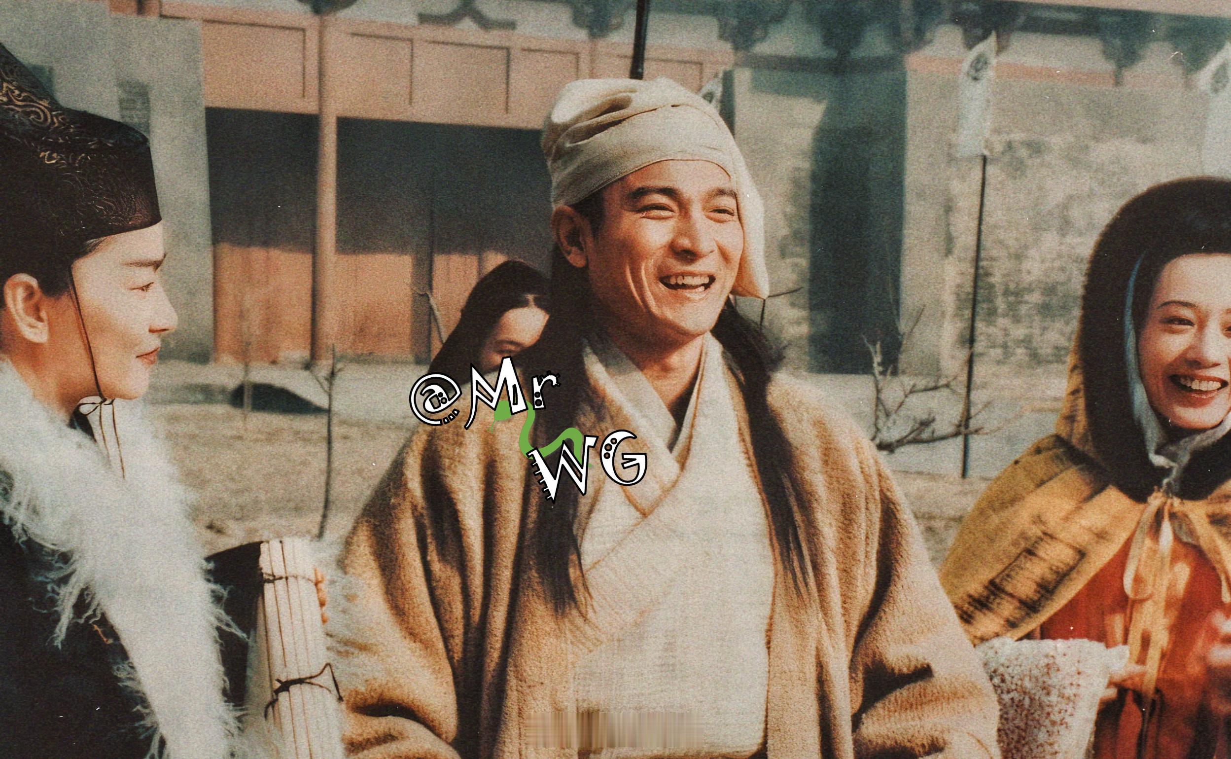 刘德华[超话]独家扫描 高手出招，有板有眼——当时大冬天在北方拍【刀剑笑】，刘德