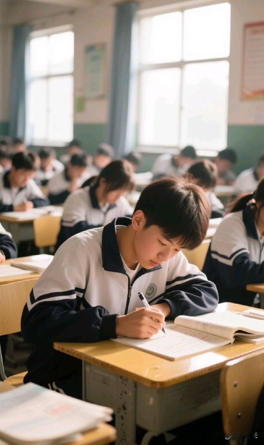 上了高中你才会发现：
高中好不好，就看数学和英语成绩，数学检测智商，英语检测愿力