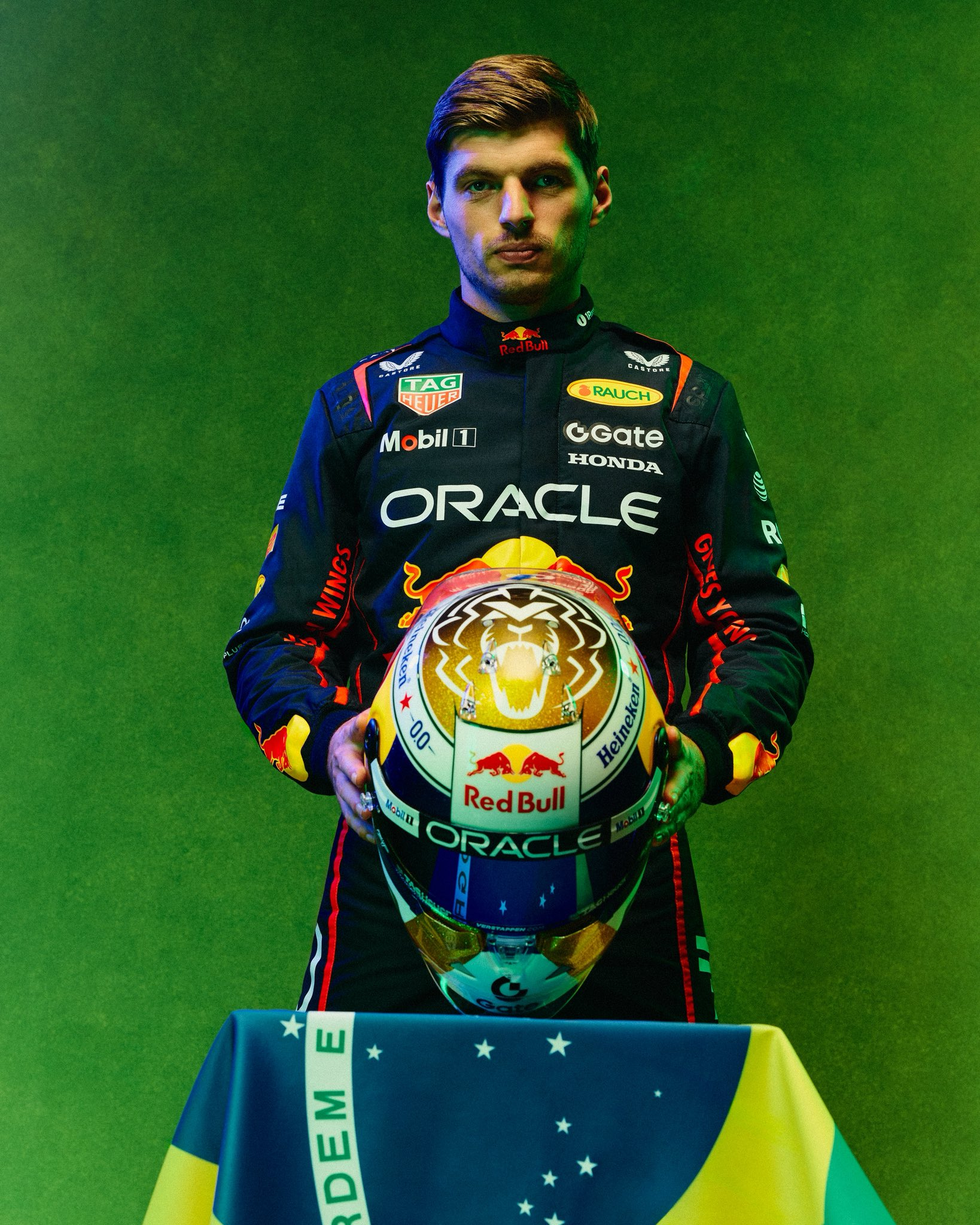 维斯塔潘公布圣保罗大奖赛特别版头盔🇧🇷F12025F1圣保罗大奖赛 ​​​