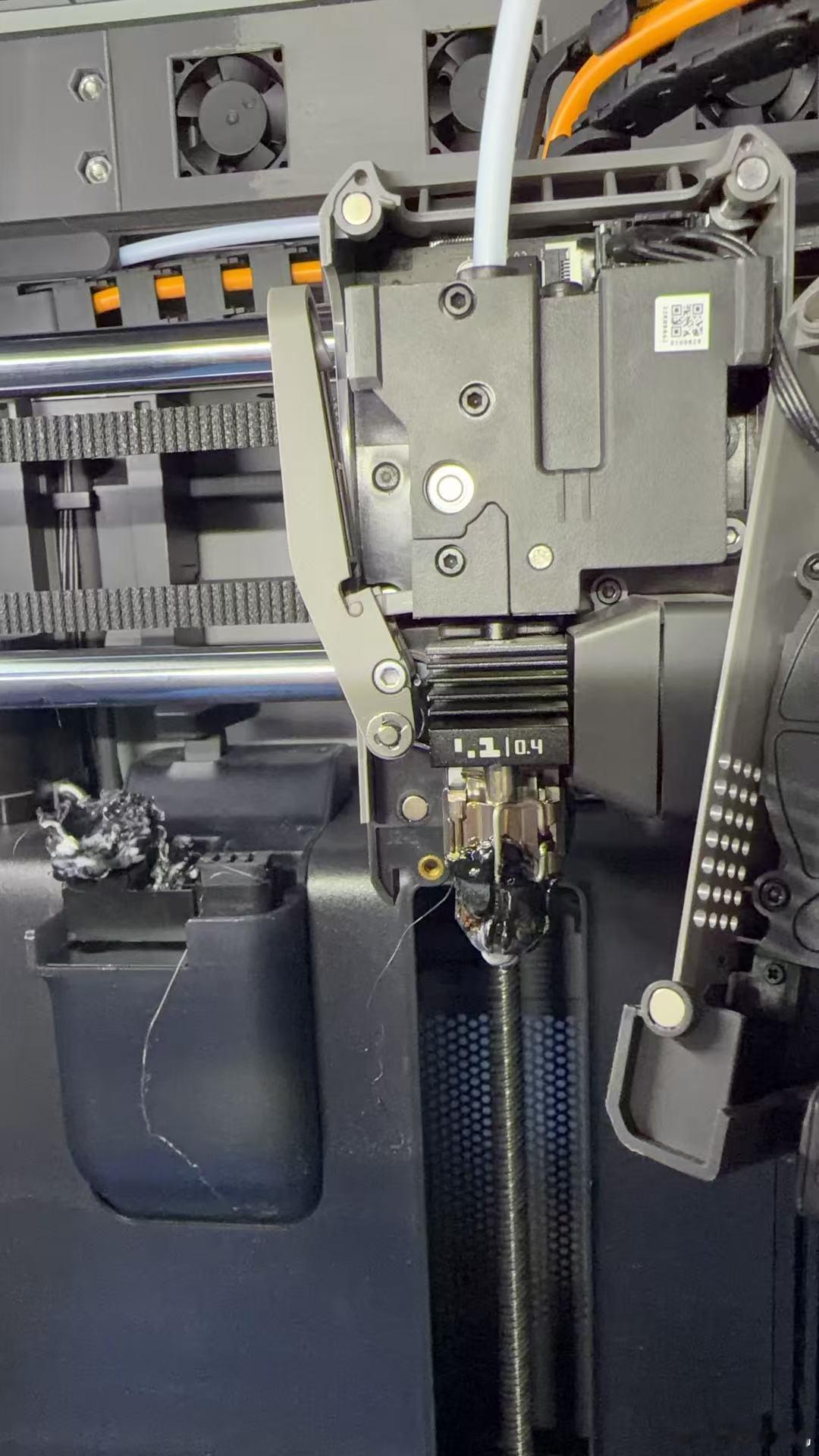 3D 打印机最烦的就是各种问题情况 又堵头了 