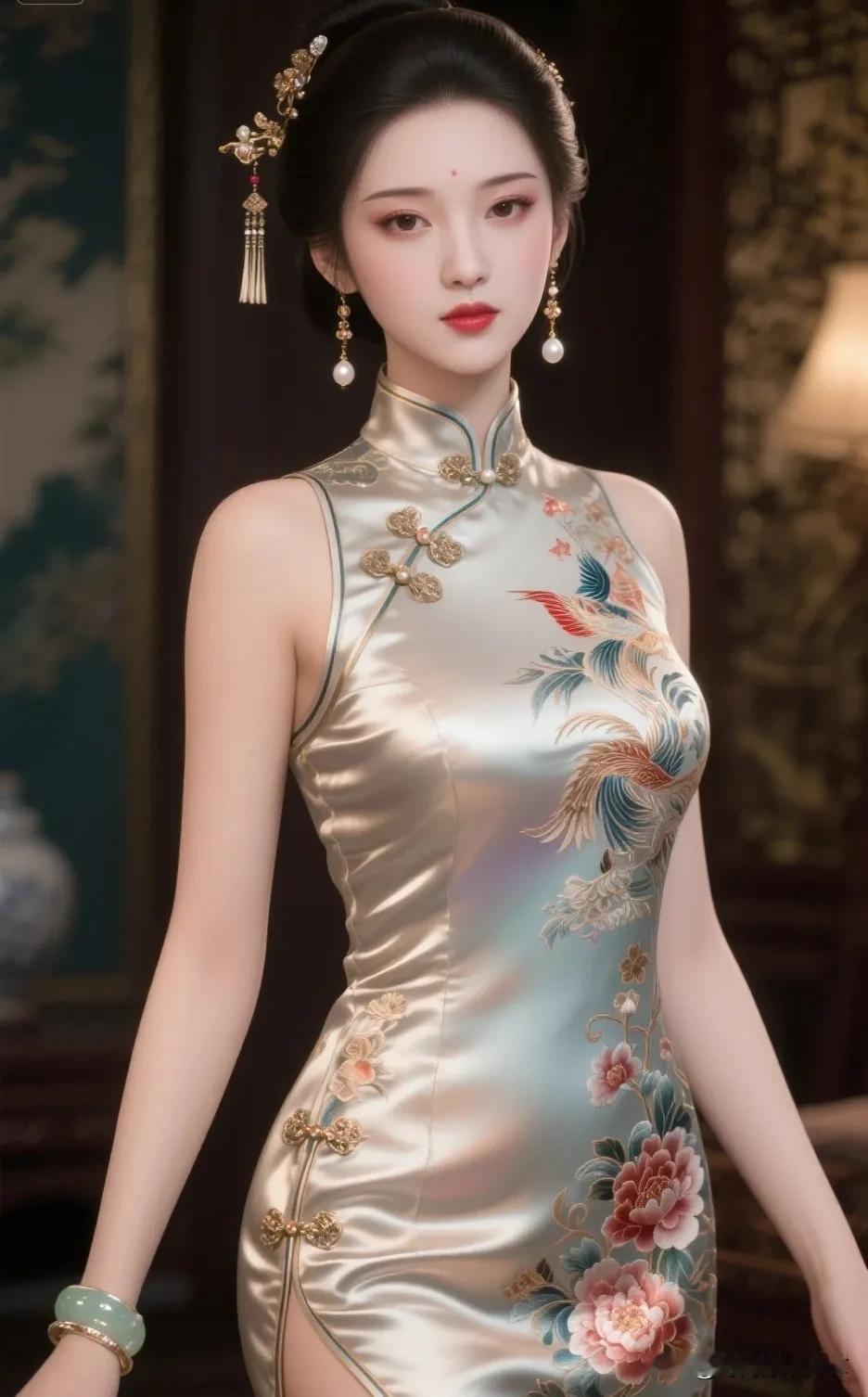 穿旗袍拍照有多美