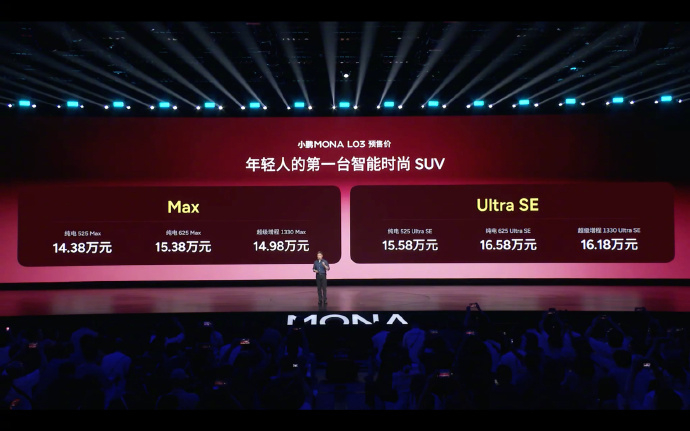 何小鹏称MONAL03预售价接近上市价 预售价跟上市价几乎一样？这事儿搁别的品牌