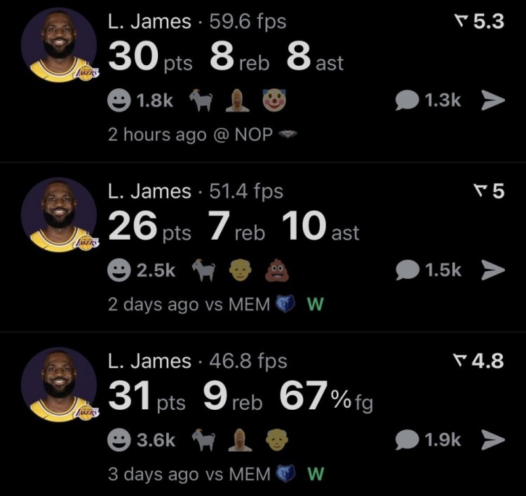 老詹41岁生日之后，场均26分7篮板7助攻。这将会是前无古人，后很难有来者的表现