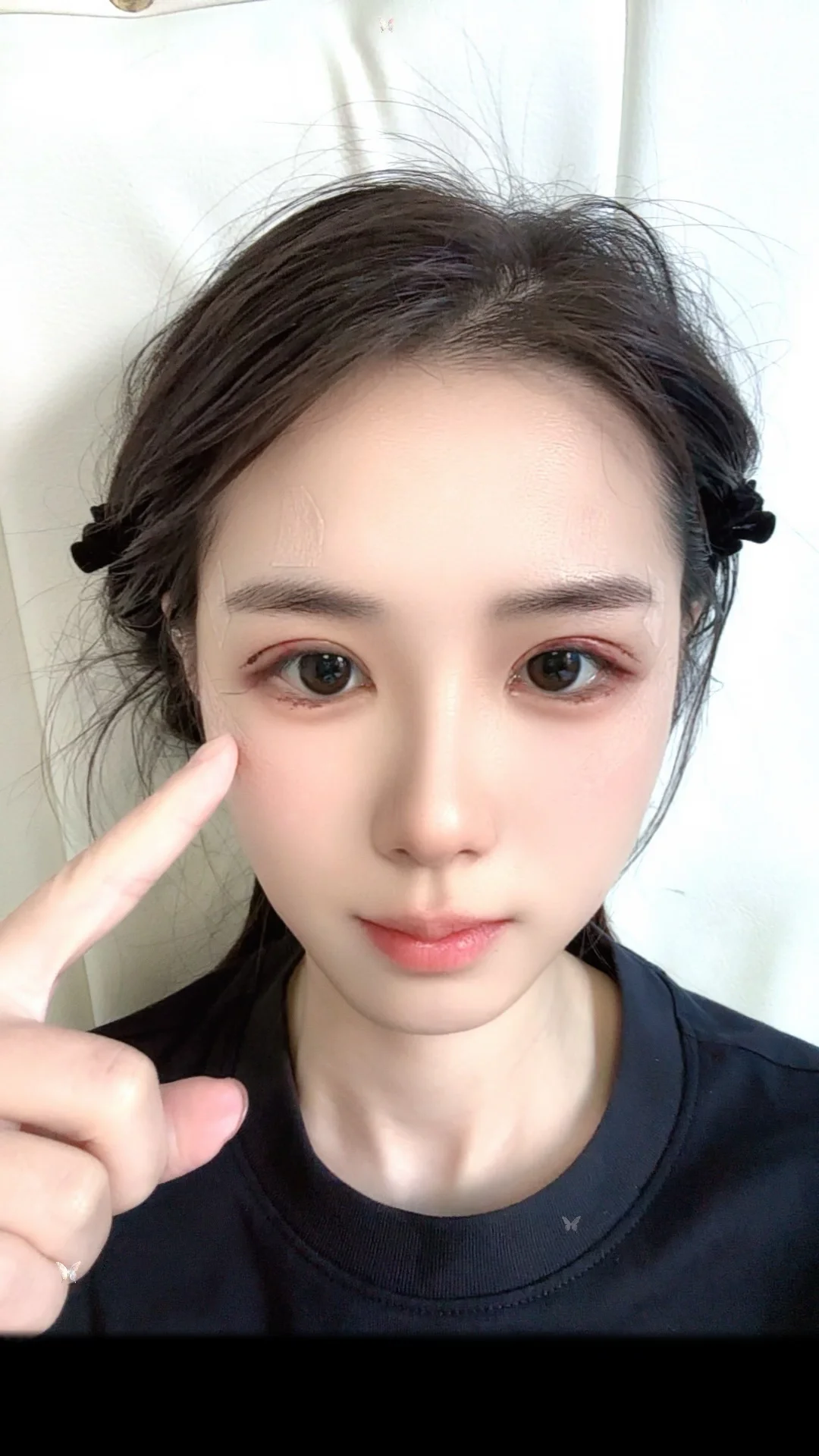 三分像她，已经是绝色！拿着刘亦菲和露丝的眼睛模板加宽来做的双眼皮！！！