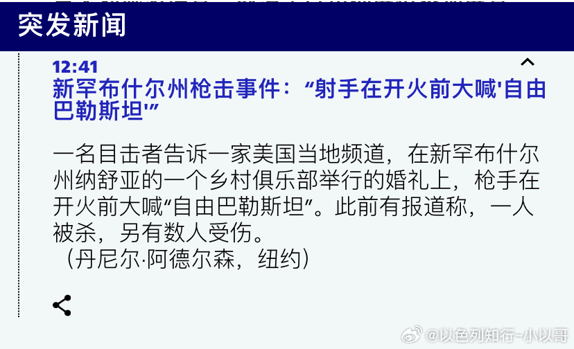 ‼️疯子支持哈马斯已经着魔了。人家举行婚礼，枪手杀人还大喊：自由巴勒斯坦。这不是