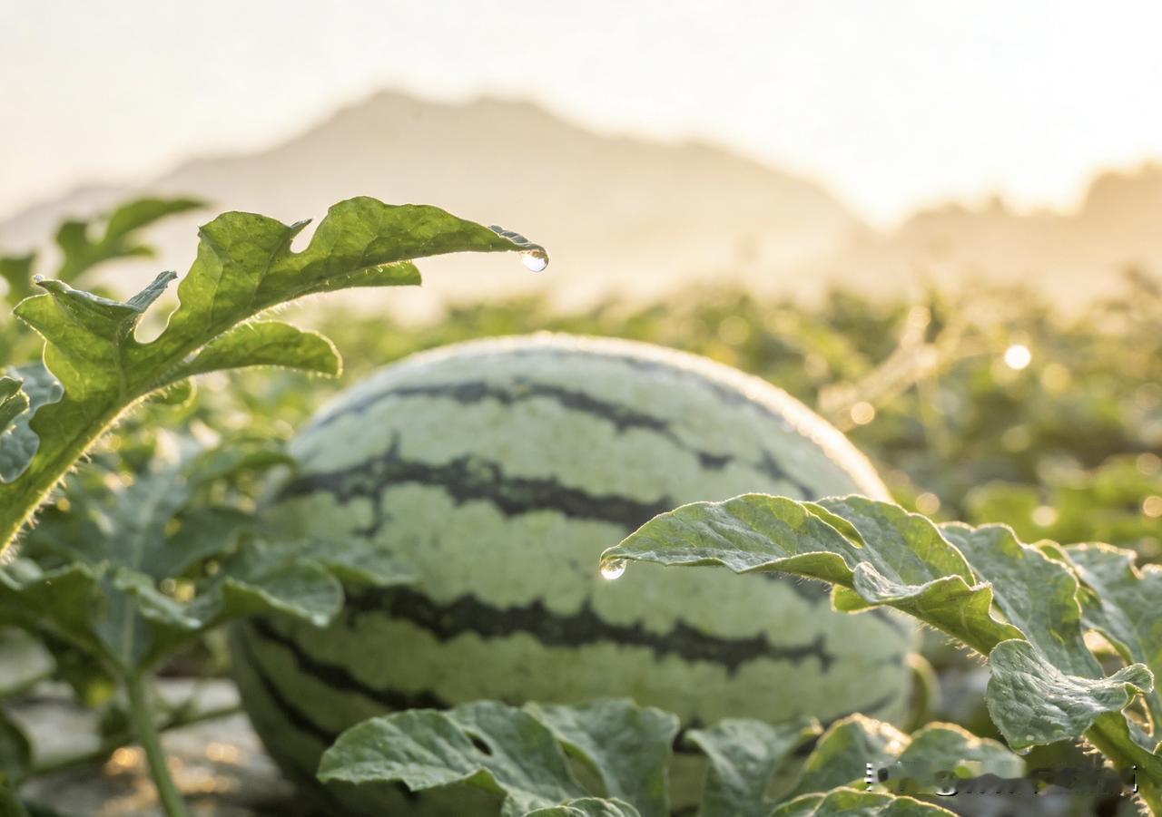 西瓜快熟了，有没有一起偷西瓜去。