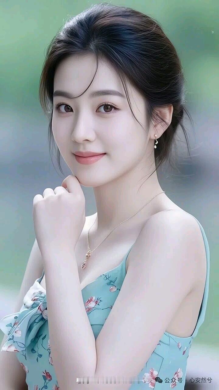 笑靥如花，心静如水。