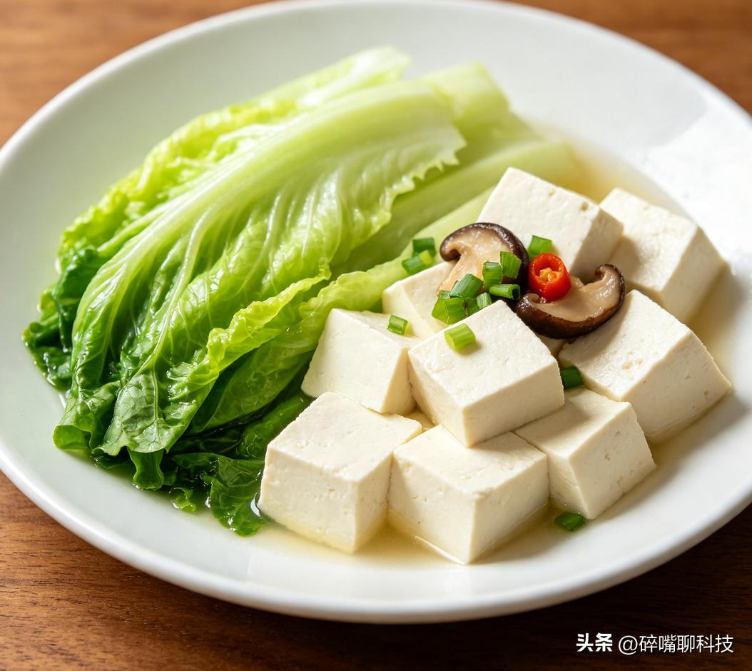 豆腐+白菜完全可以一起吃，经典家常搭配，没有食物相克。
 
🌸好处
 
- 白