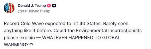 特朗普：全球变暖到底怎么了？何天恩