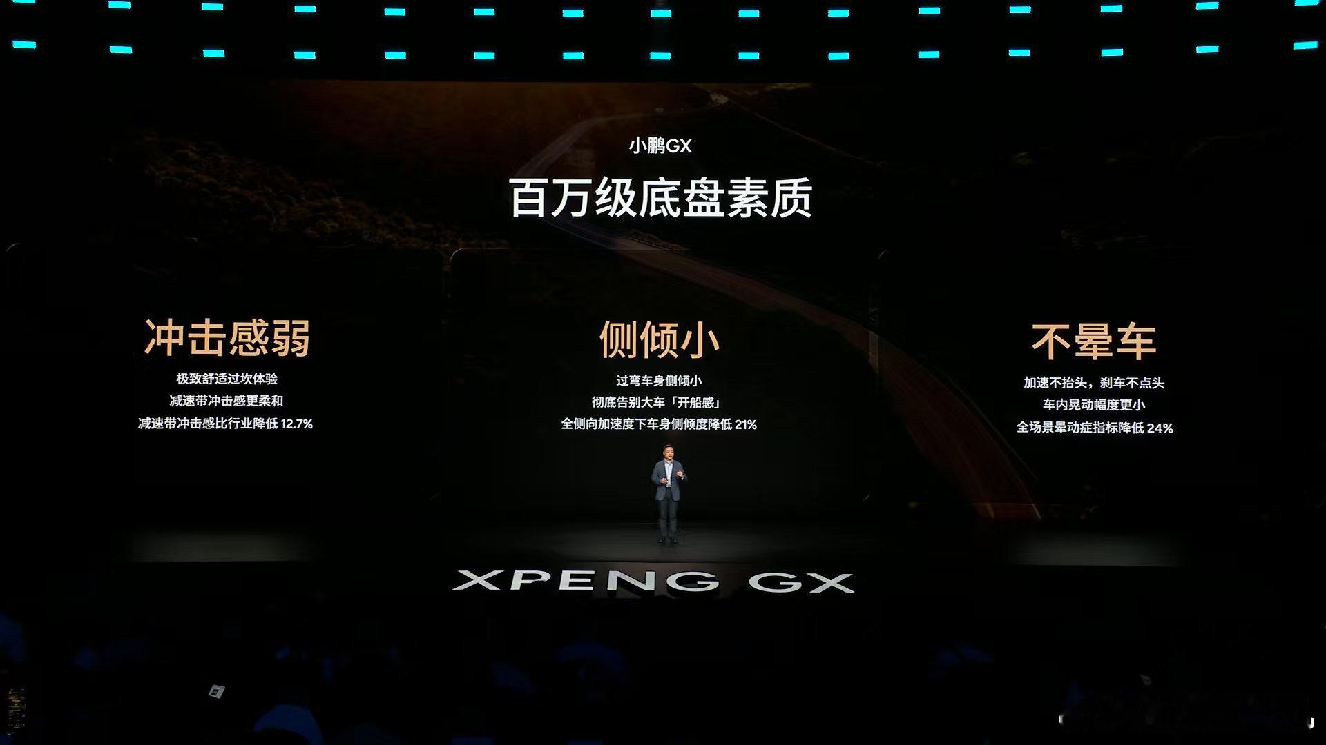 小鹏GX发布会小鹏GX全是科技“我想要一台特别牛的大车，开起来不能肉，不能像开船
