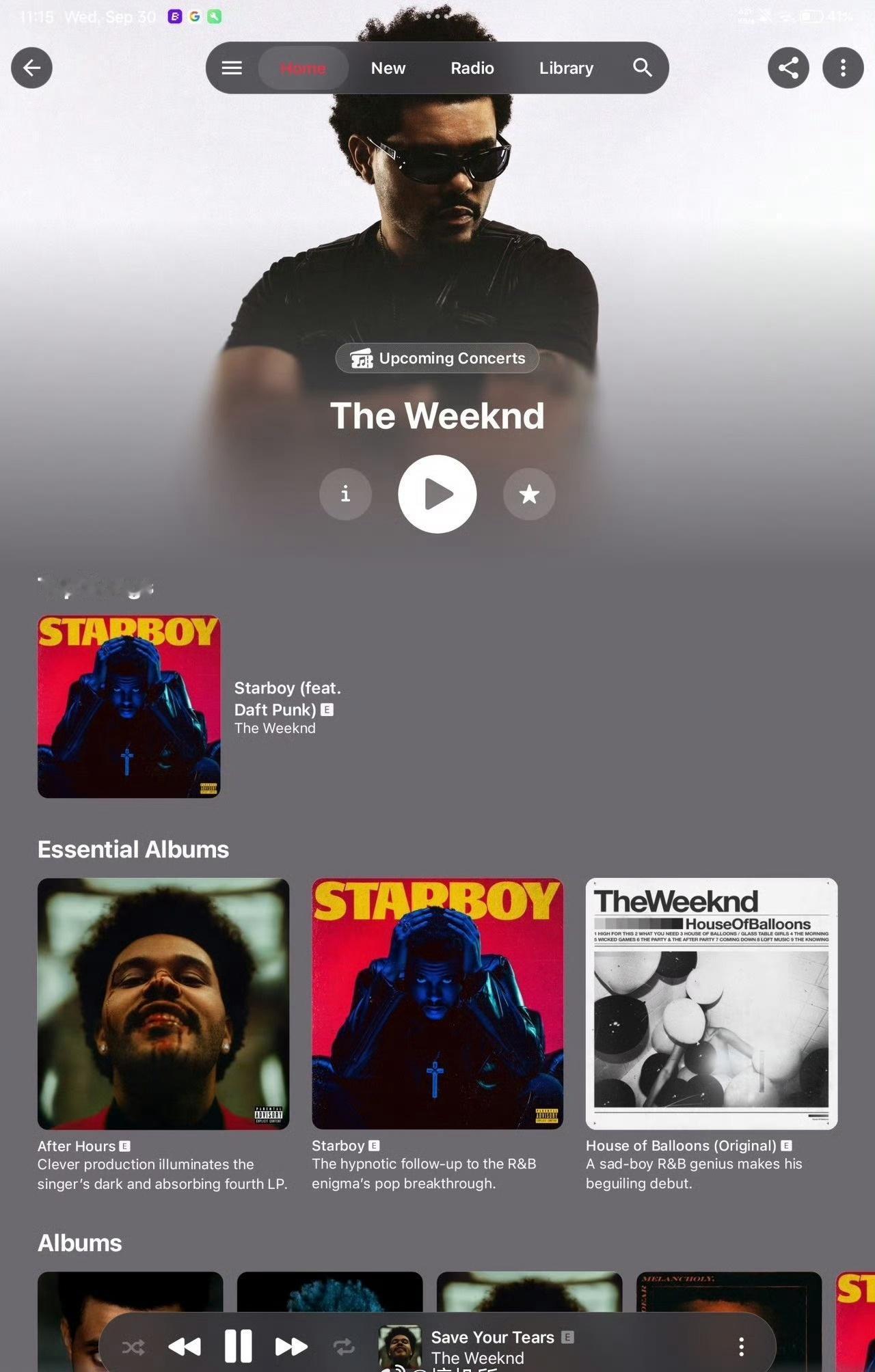 MusicAppleMusic安卓版更新到7.0了，这个界面跟苹果版差不多对齐颗