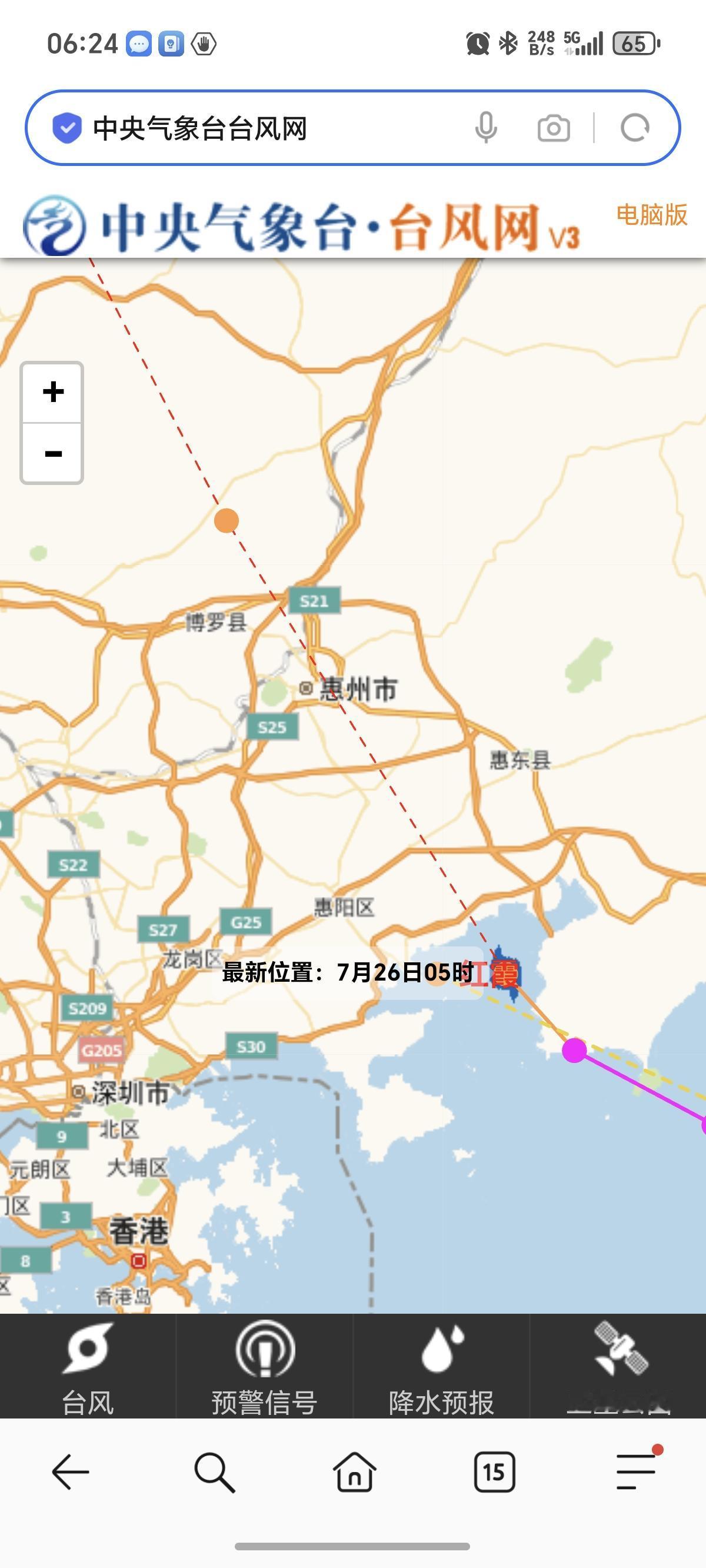 “红霞” 踩了刹车吗？晚登陆了一个晚上。 根据之前预测是昨天晚上登录的，看它现在