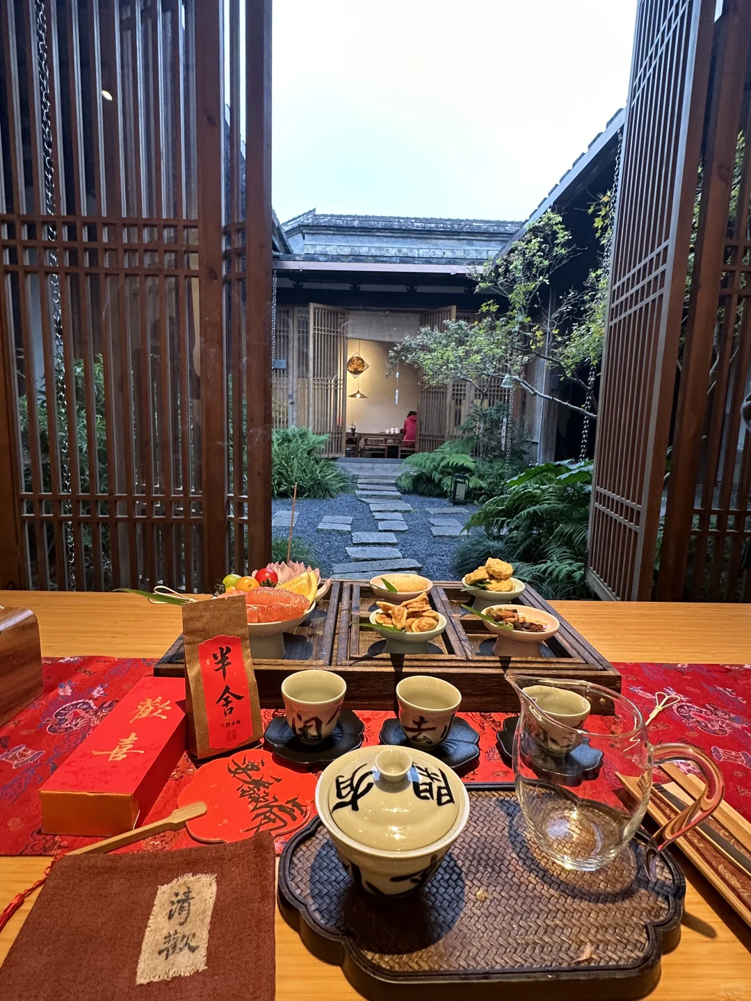 三坊七巷超美院落！！中式下午茶氛围感拉满！！