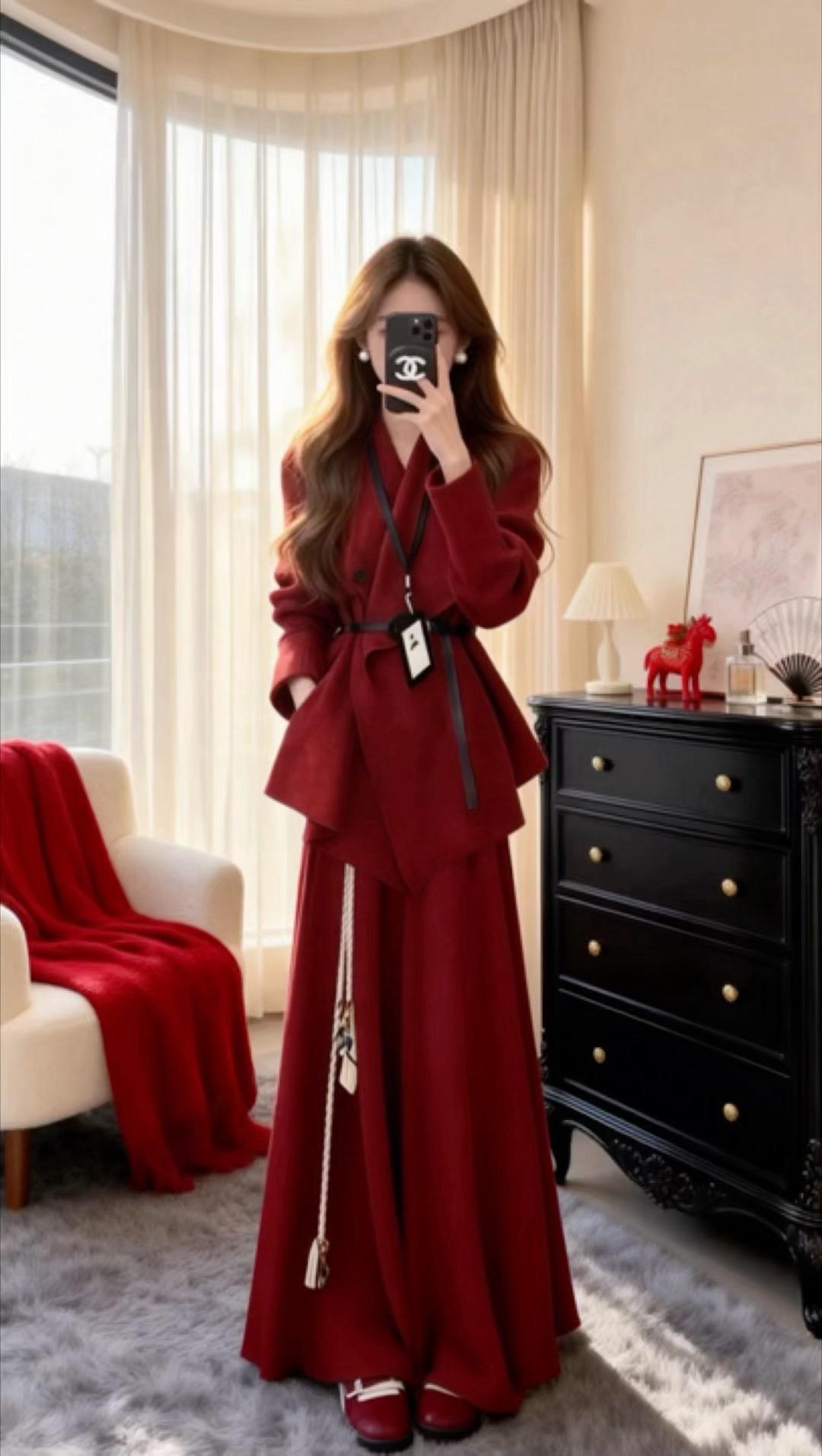 御姐风穿搭 过年穿什么 新年战袍 遮肉显瘦 过年回家穿哪套显得我混得好