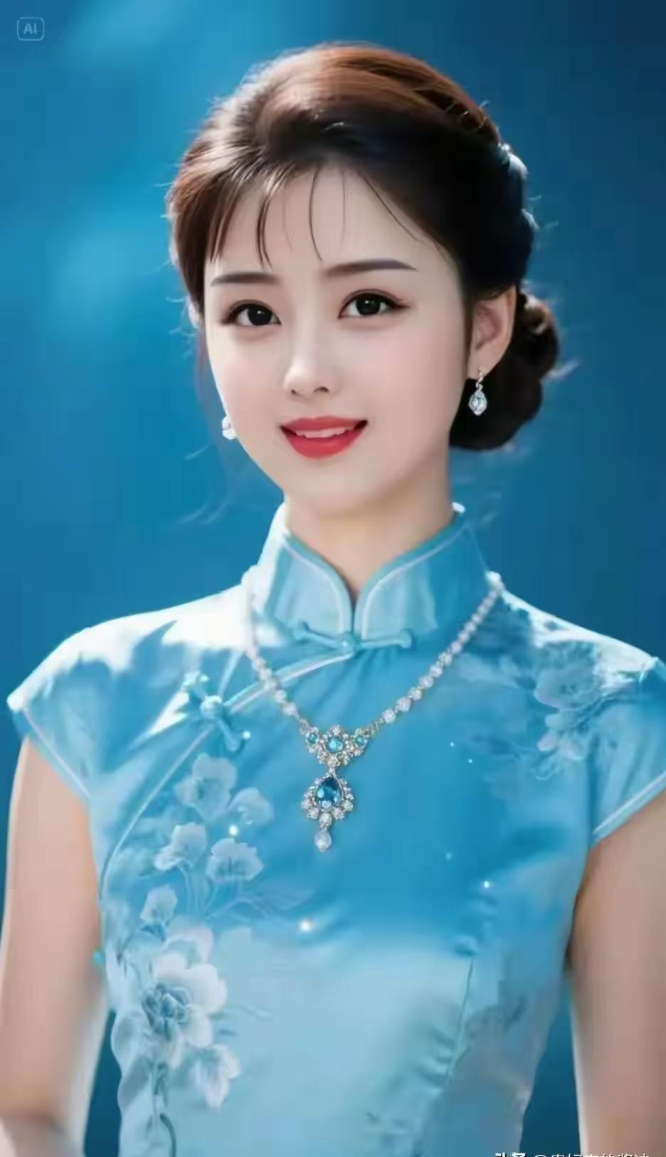 旗袍不是古董，是活的。
立领一竖，腰身一收，走起来风都让路。
老手艺盘扣、滚边，