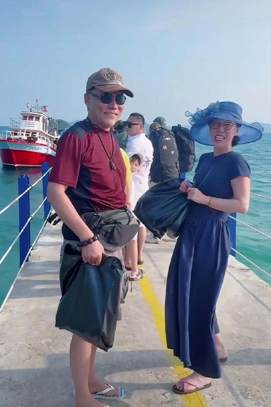 李国庆带老婆柬埔寨下海，人生赢家，钱和初恋都有了，人生无憾！
糟心的都让俞渝抗了