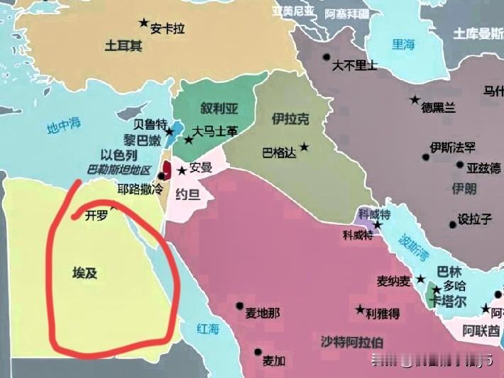 如今，埃及在中东的处境着实尴尬。它既未处于伊朗的势力范围之内，也不属于沙特阵营，