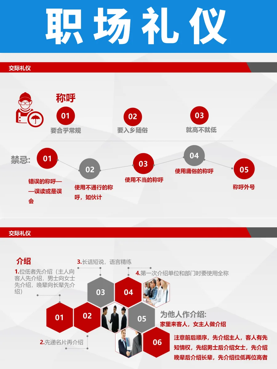 职场礼仪