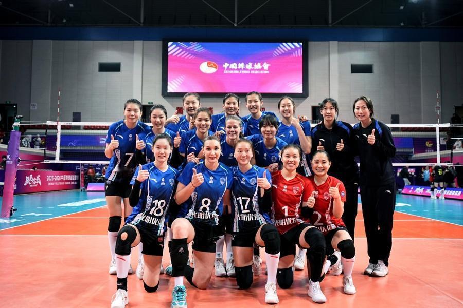 北京时间个12月25日，2025-2026女排超级联赛常规赛A级第四轮结束争夺，