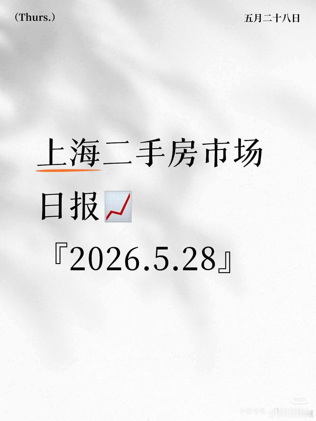 『5.28』上海二手房市场日报📈宝子们👀，昨天上海二手房成交908套，比前日
