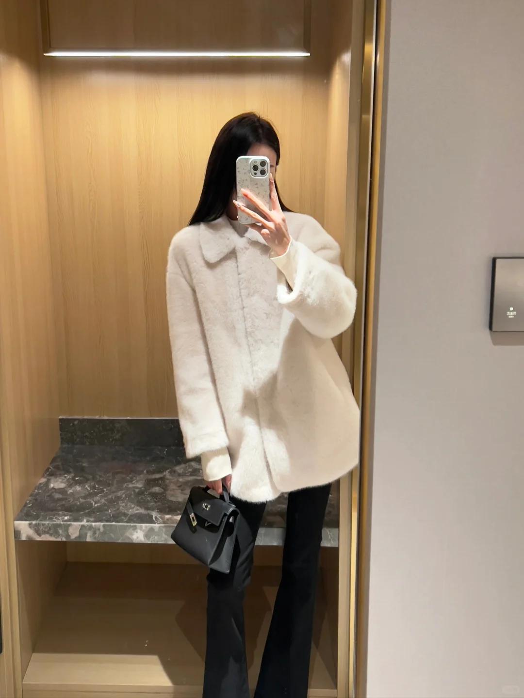 下❄️又穿毛绒绒外套啦