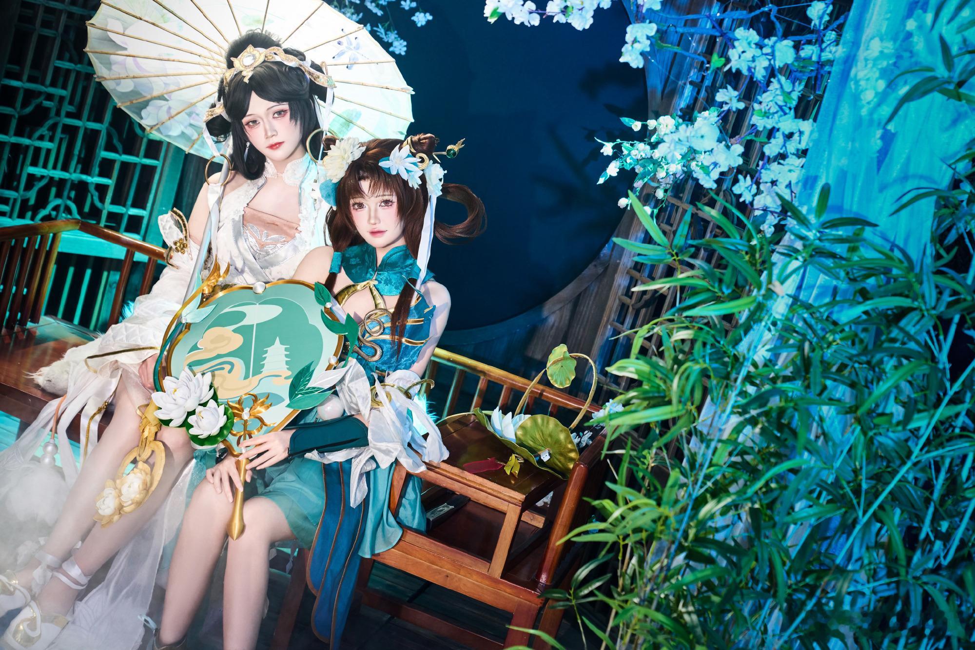 久诚怀沙cos大小乔 
