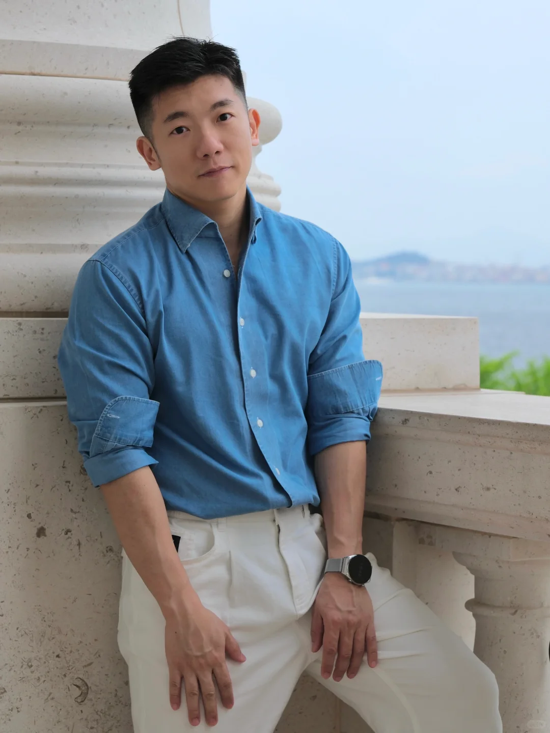 不得不尝试一下的牛仔一片领✔️五一出行就它