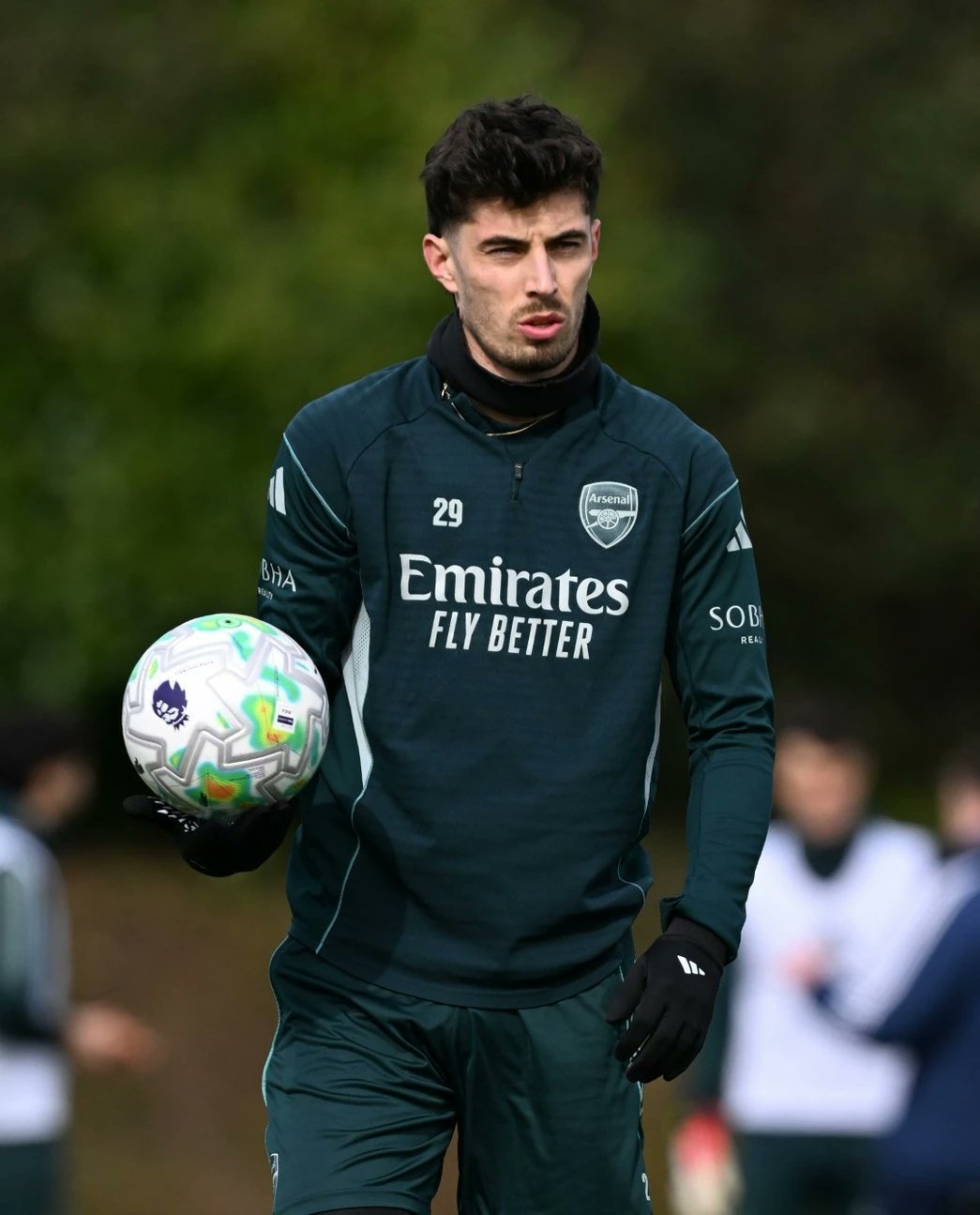 训练备战与埃弗顿的比赛！阿森纳vs埃弗顿 英超联赛 阿森纳