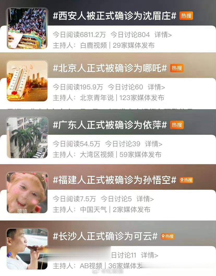 #西安人被正式确诊为沈眉庄#媒体人被正式确诊为铁扇公主 ​​​