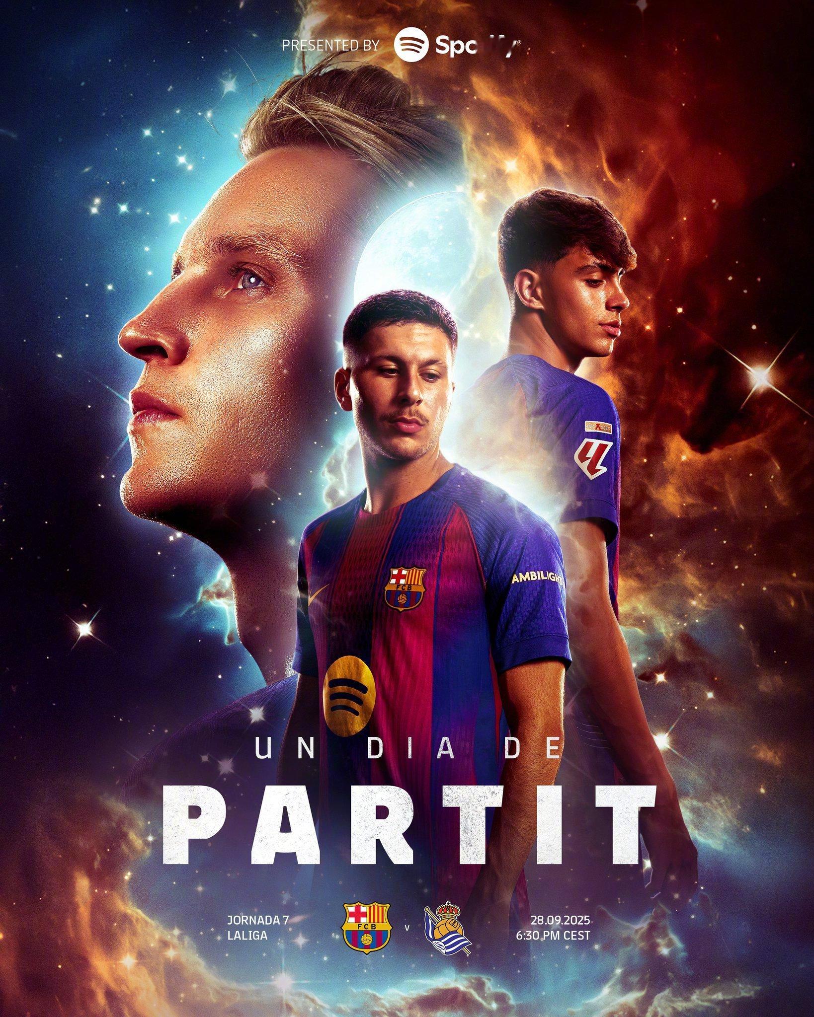 巴萨vs皇家社会 比赛预告🆚赛事：西甲第7轮⏰时间：9月29日00:30🏟️