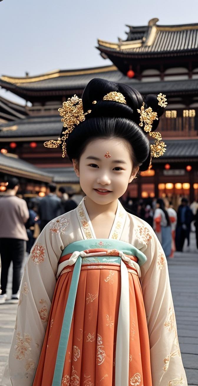 AI写真辑换上唐装，漫步不夜城。“烟笼寒水月笼沙”，长安的夜，如此诗意～🌌