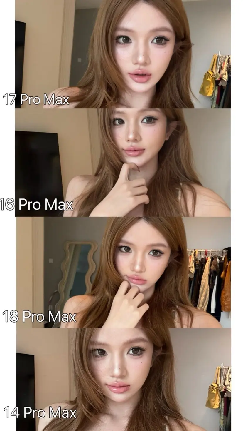 顶配苹果手机拍照对比。iPhone18Promax iPhone17P...
