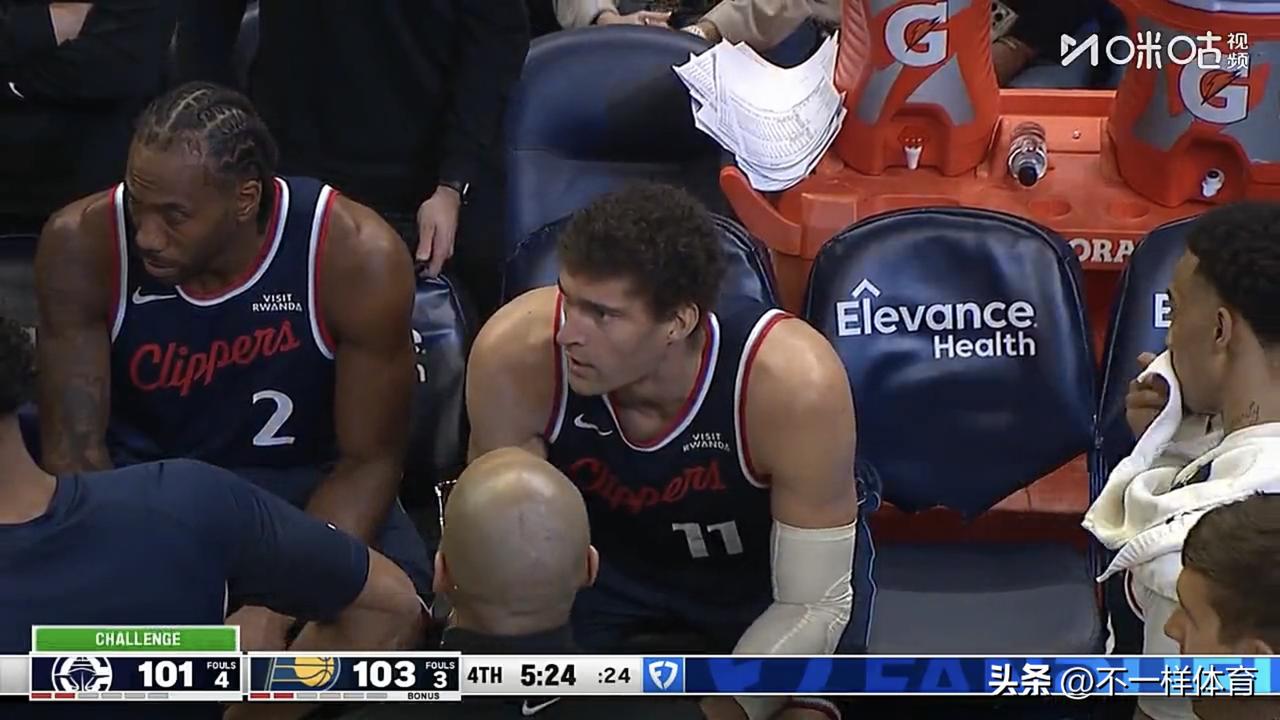 小卡准绝杀！24分大逆转！NBA快船队114-113大逆转战胜步行者队。小卡28