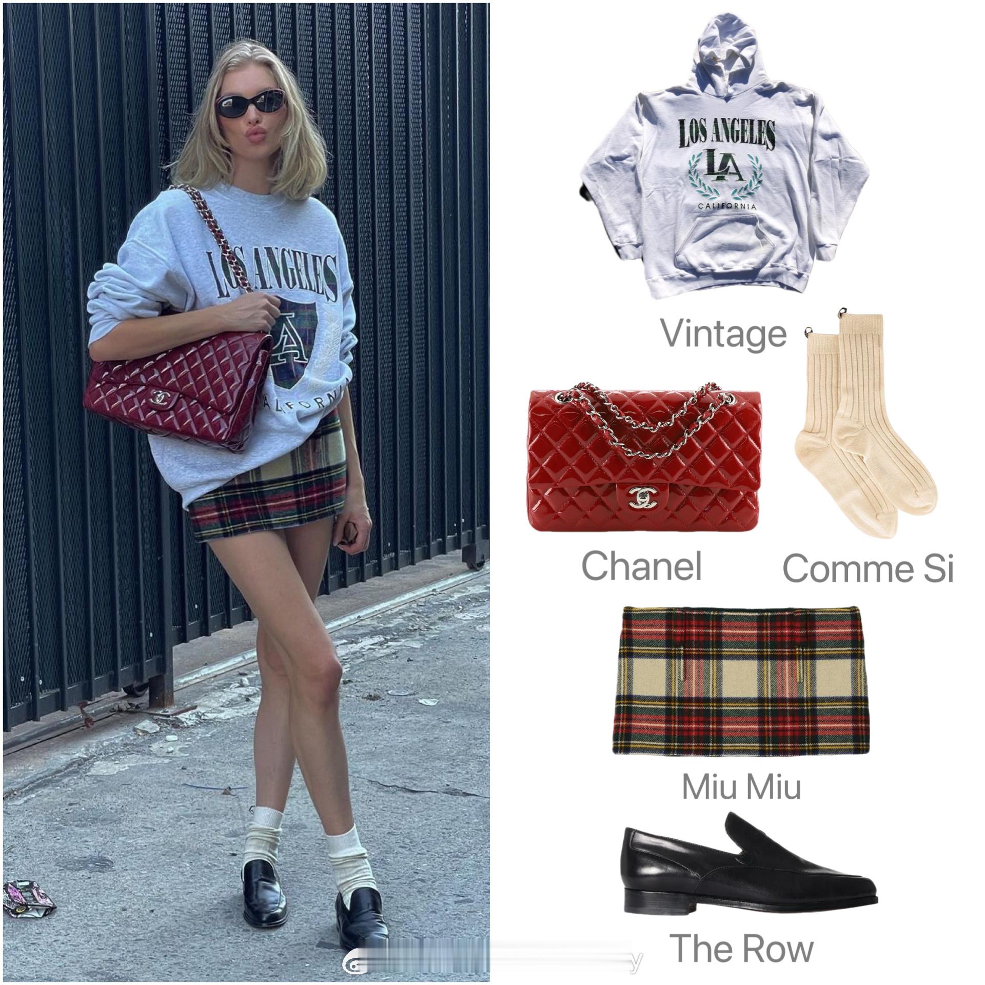 超模Elsa Hosk近日私服解析二则，家庭和事业兼顾的美貌辣妈！ ​​​