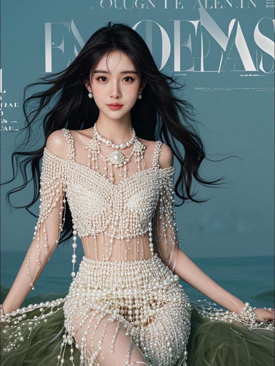 AI珍珠佳人绮梦 原来ai写真可以这么美 人生总得有一套ai写真吧 谁...