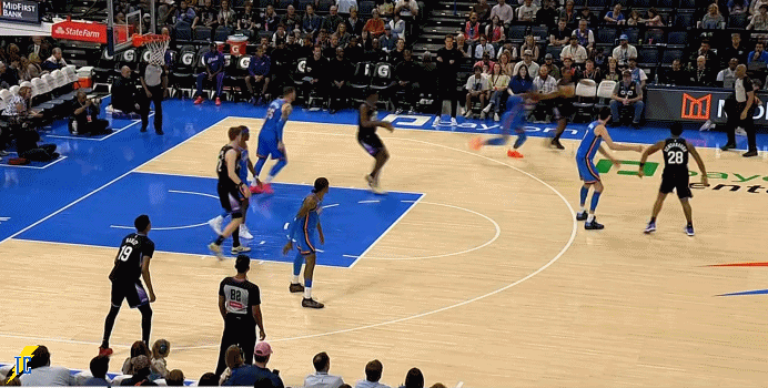 切特以为能复刻“詹韦连线”，终究是错付了哈哈😂爵士vs雷霆雷霆