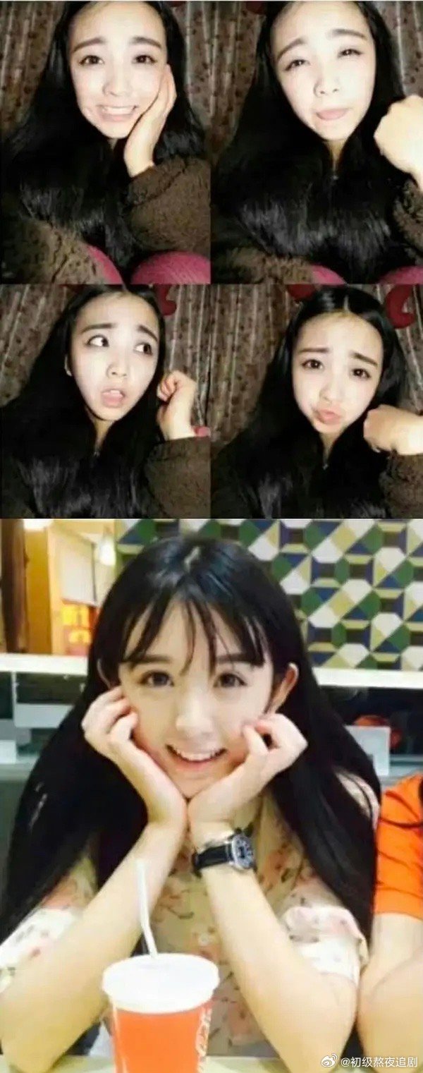 田曦薇早期，原来这么精神的 