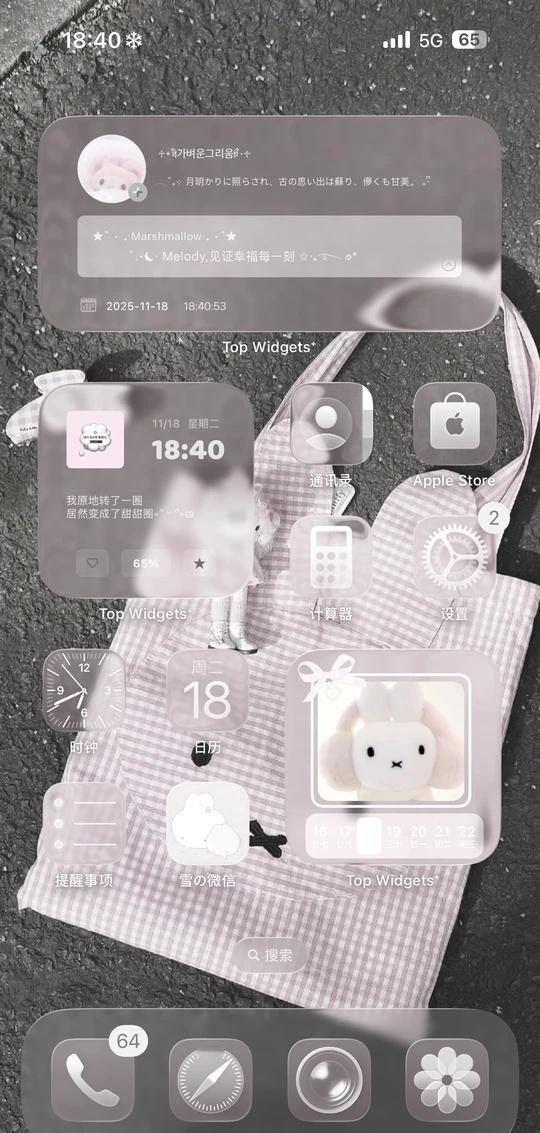 ‧₊ 𐙚ﾟ低饱和粉♡
ins桌面分享♡
来自星星的艺术家 @TopWidget