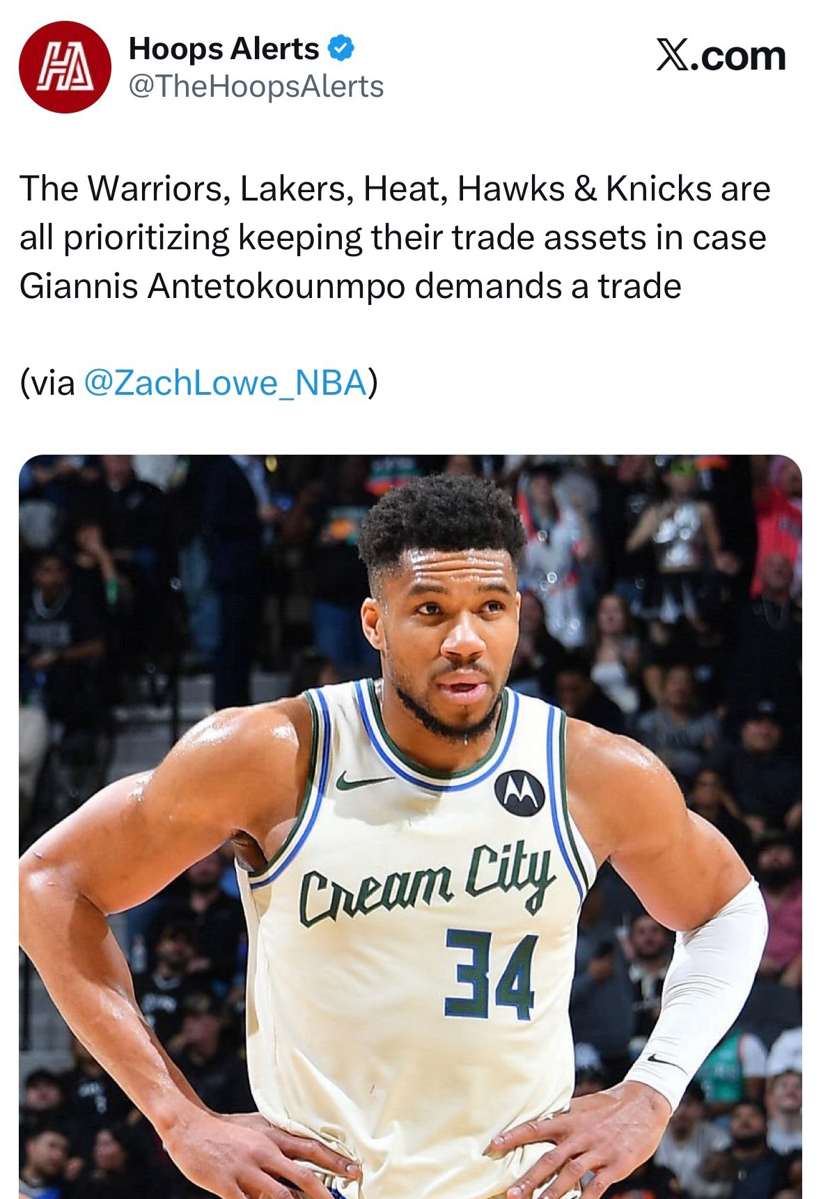 Zach Lowe：勇士、湖人、热火、老鹰和尼克斯都在优先保留自己的交易资产，以