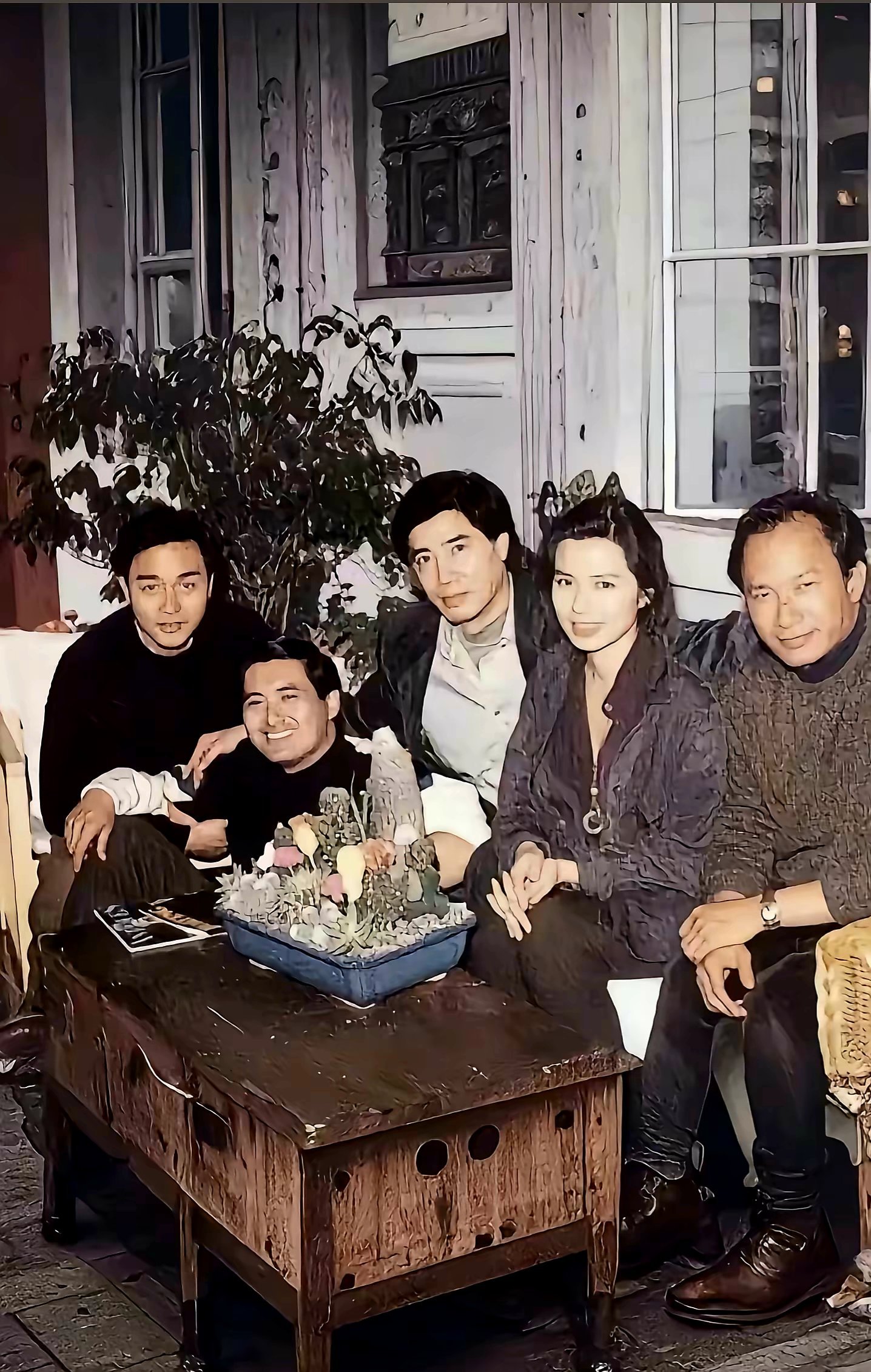 1990年，摄于巴黎。 ​​​