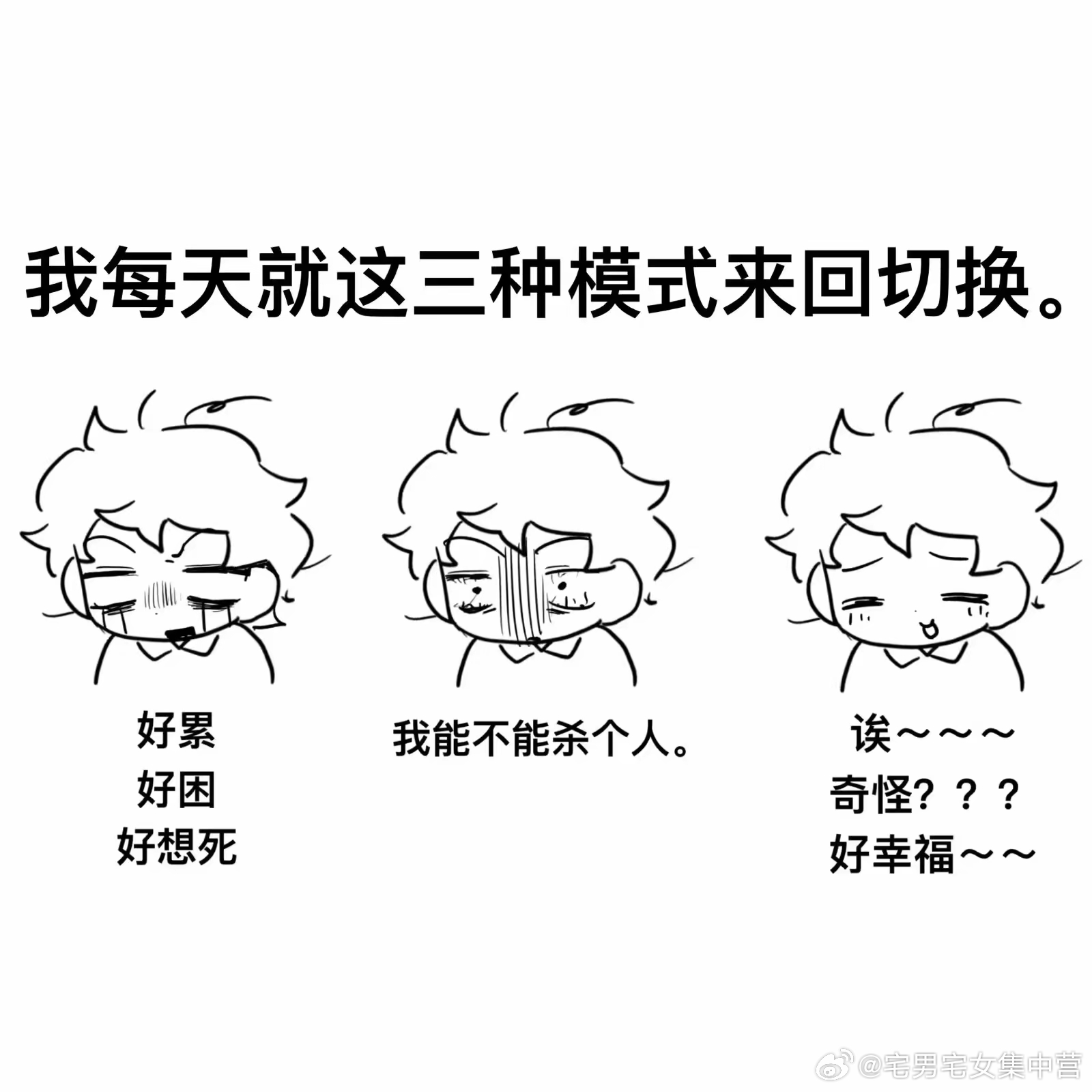 我每天