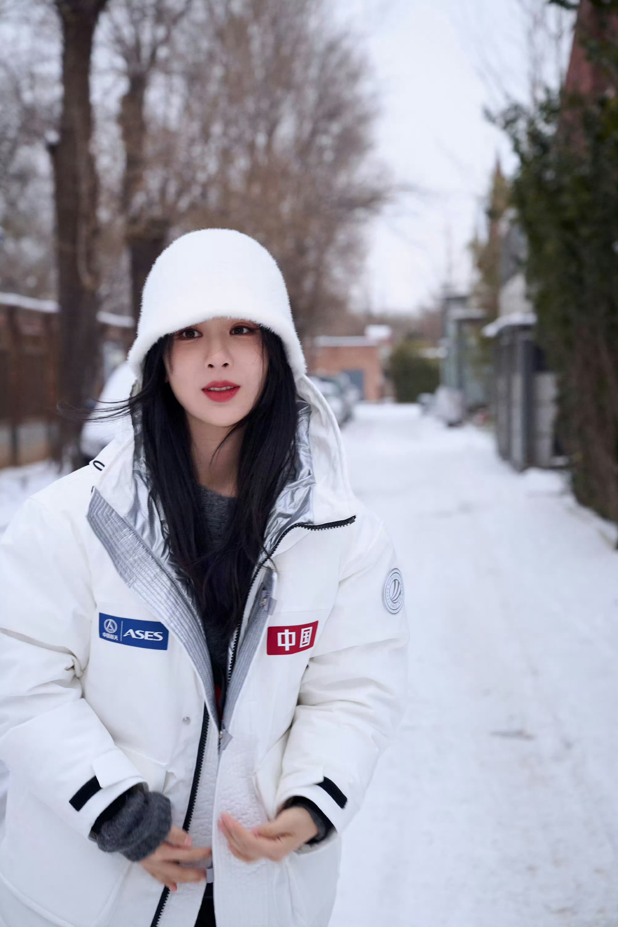 杨紫 下雪啦🌨️ 