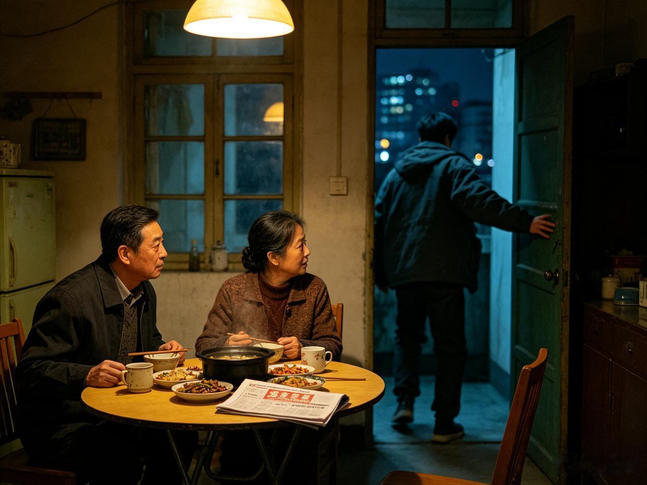 这世上最无解、最心酸的代沟，莫过于此：
父母穷尽一生，拼命奔赴稳定和铁饭碗；我们
