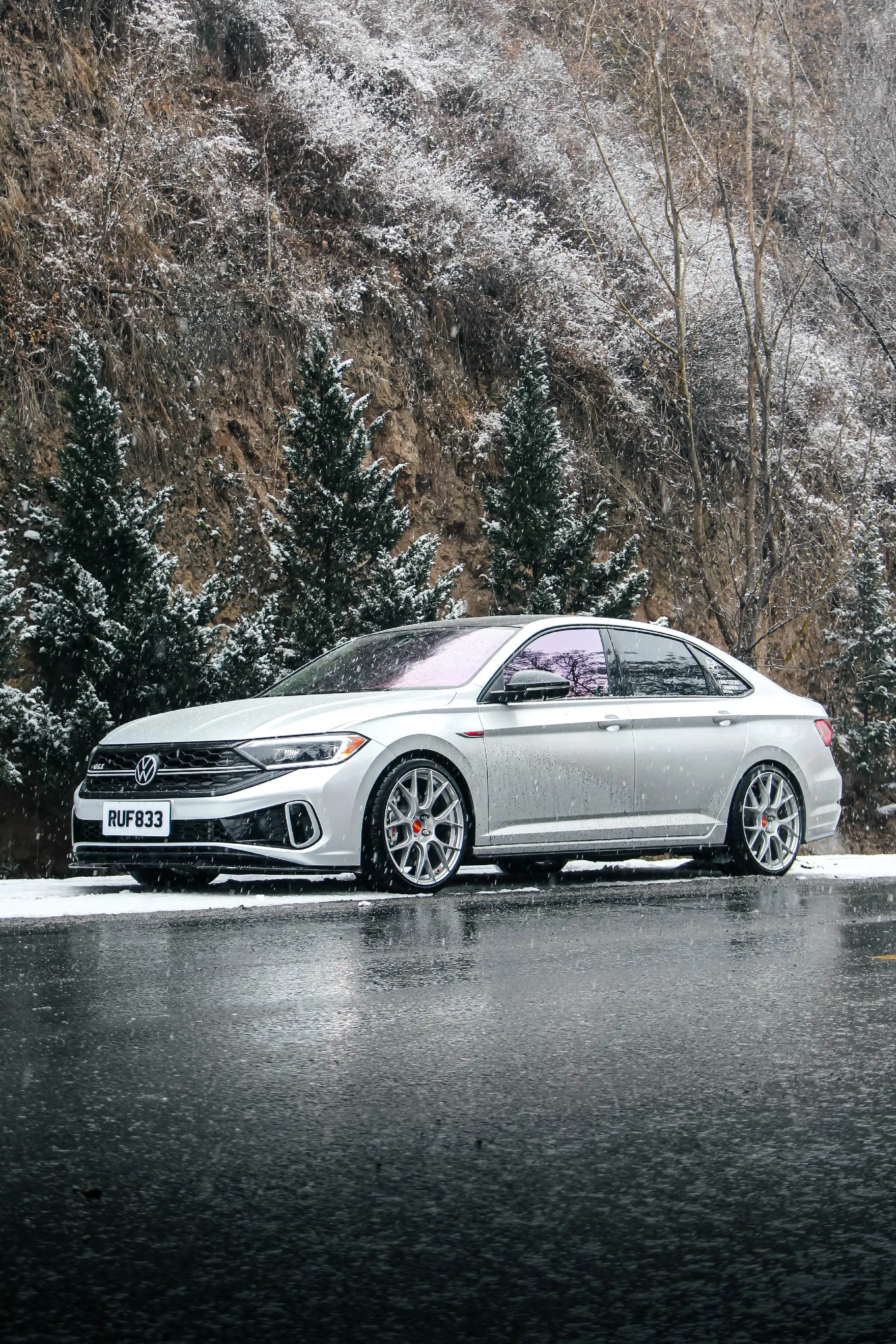 银色和雪花是绝配